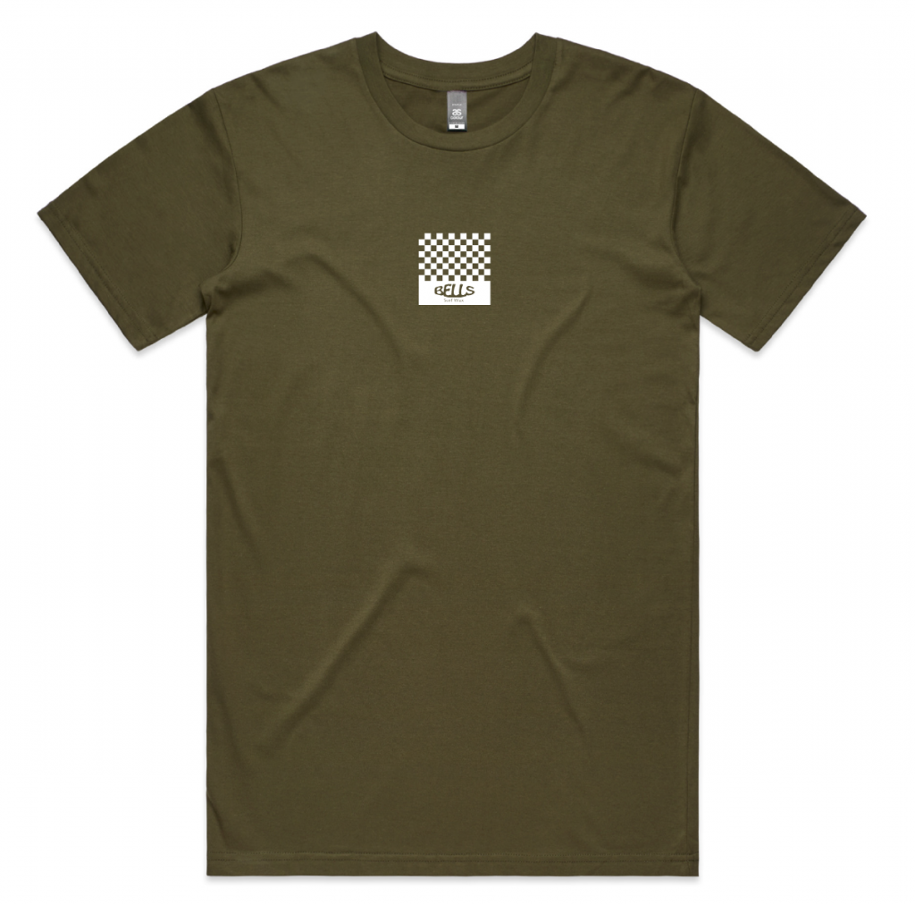 Dark Green Checker Tee